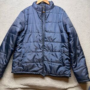 Jackson Hole Brand puffer jacket light weight unisex xl navy blue